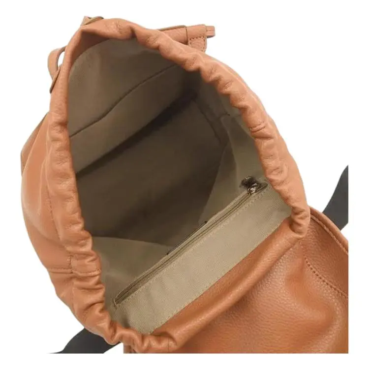 Furla Leather Backpack Women's Brown-4