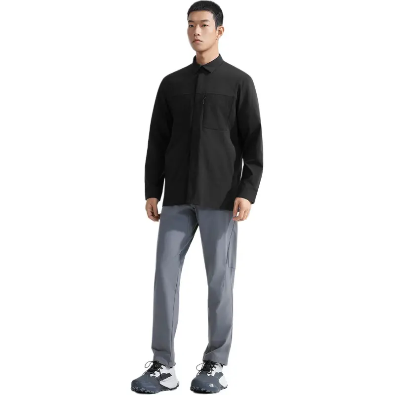 THE NORTH FACE LIGHTRANGE SS25 Shirt Men's Cosmic Black-2