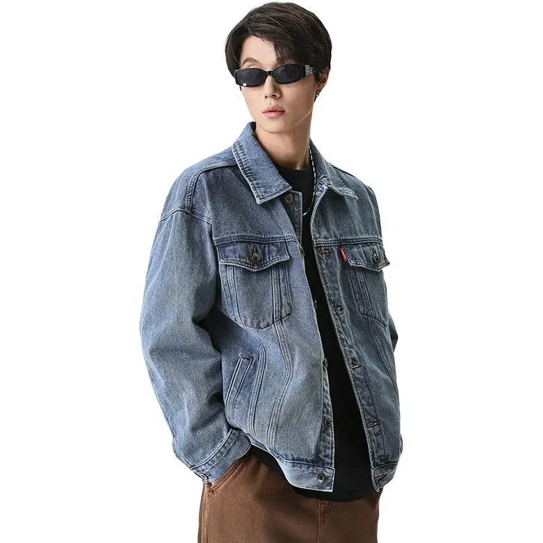 JASONWOOD Cowboy On The Run Denim Jacket Unisex Light Blue-3