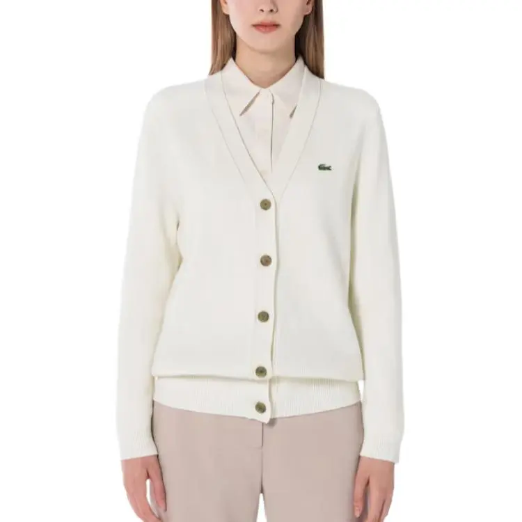 LACOSTE Sweaters Women's Beige-2