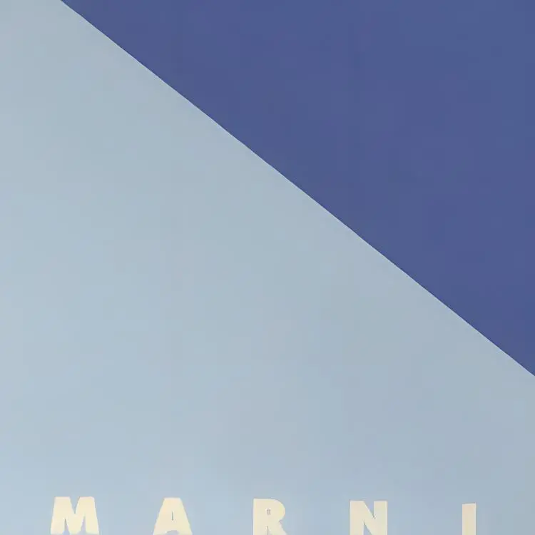 MARNI Tribeca Polyurethane Wallet Men's Plum & Light Blue-4