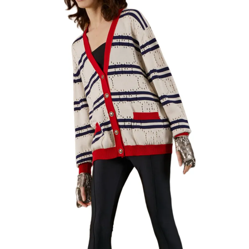 GUCCI SS22 Knitwear Women's Ivory White-4