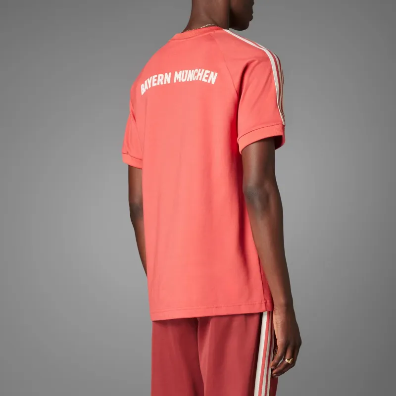 Adidas Originals x FC Bayern ADICOLOR FW24 T Shirt Men's Crew Red-3