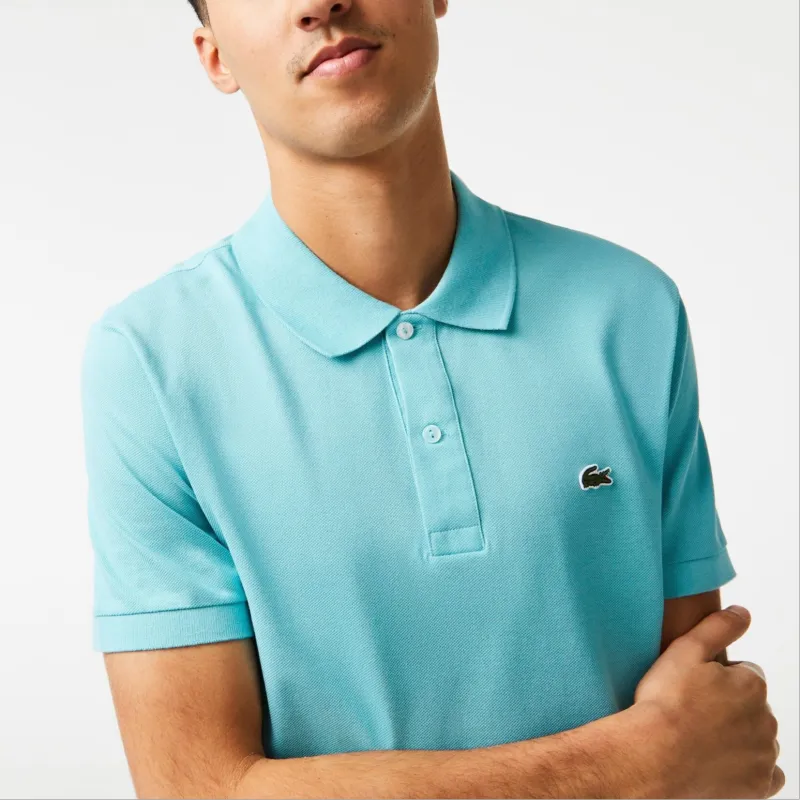 LACOSTE Polo Shirt Men's Turquoise-3