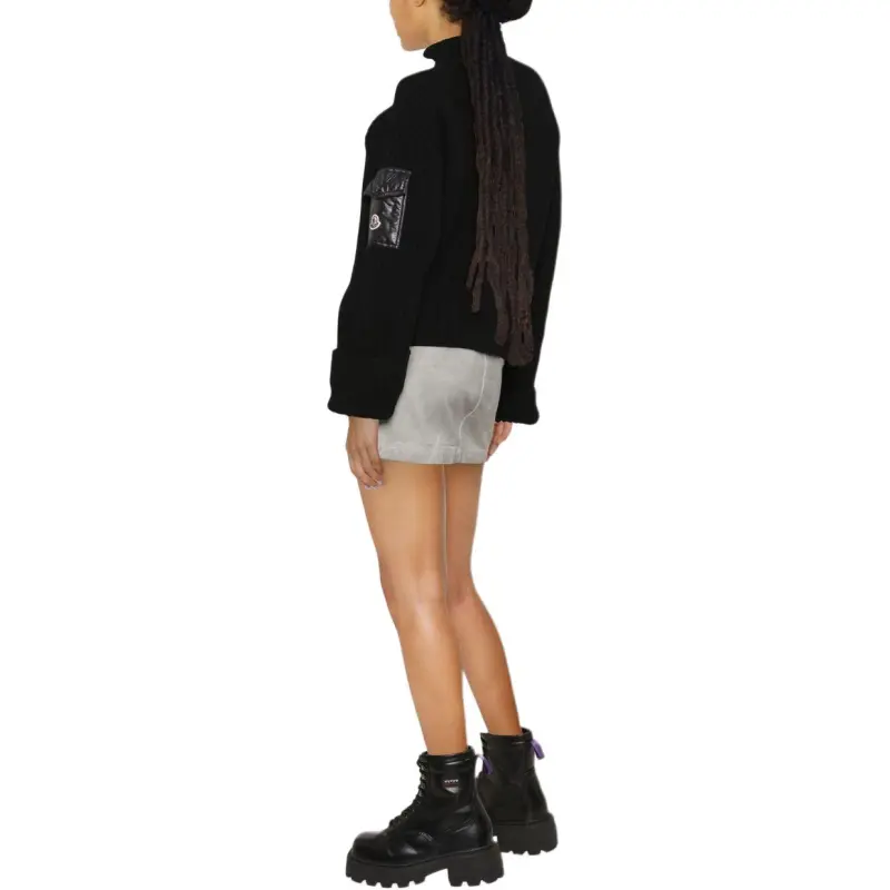 Moncler Cashmere Sweaters Women's Black-3