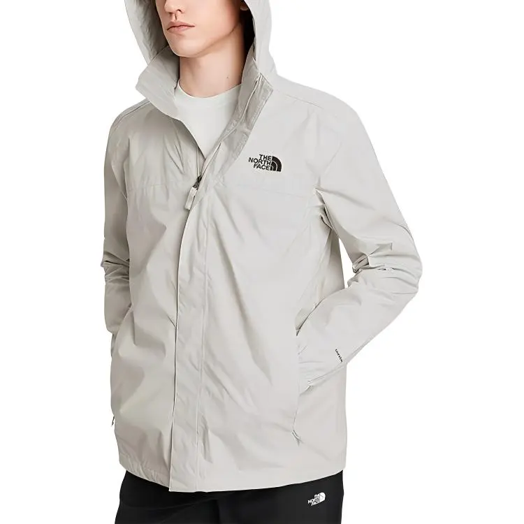 THE NORTH FACE Waterproof And Breathable Windbreaker Jacket Men's Gray-1