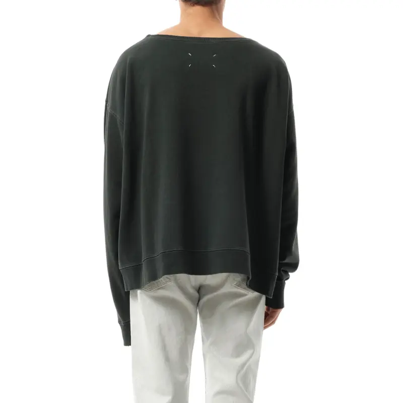 Maison Margiela Stamp Logo Sweatshirt-4