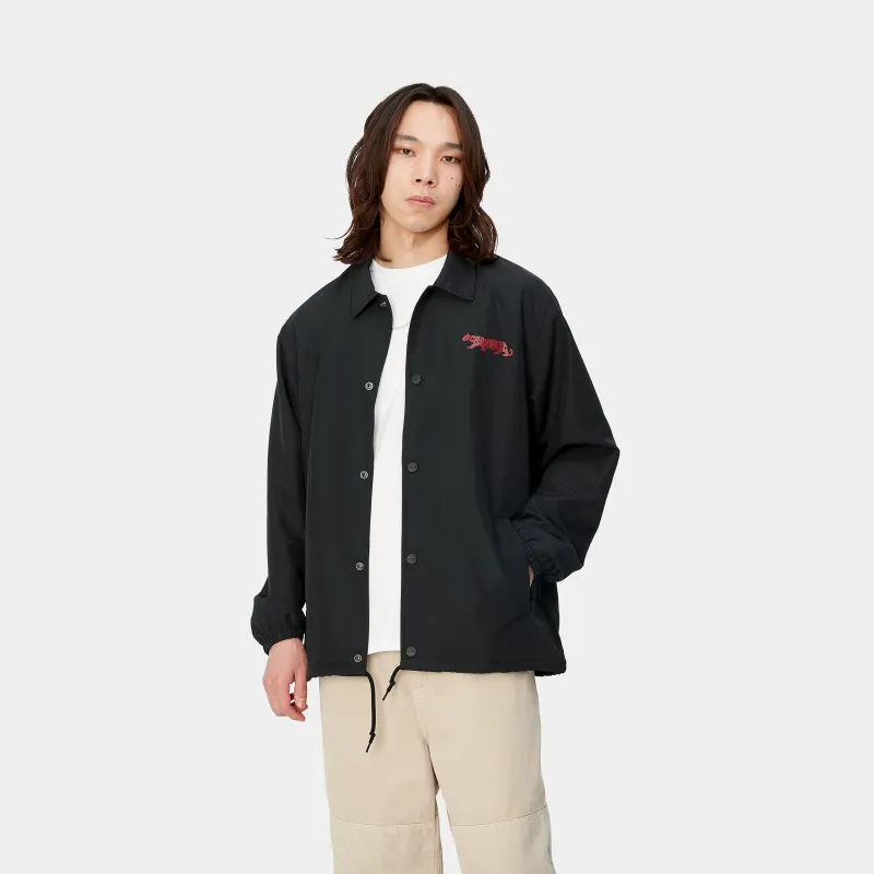 Carhartt WIP SS24 Rocky Coach Jacket Jacket Men's Black-4