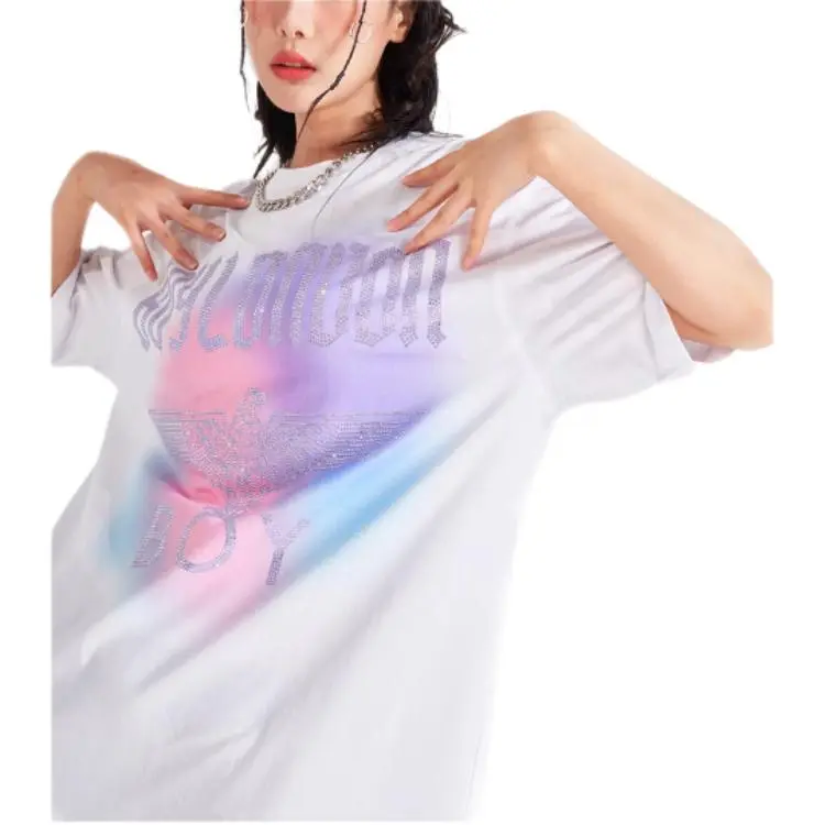 Boy London Short Sleeved Dress Women's White-3