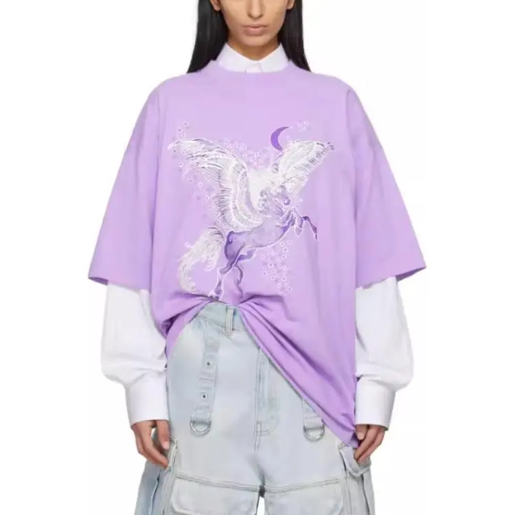 Vetements T Shirt Unisex Purple-1