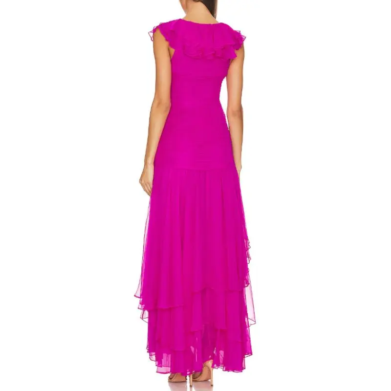 LOVESHACKFANCY Sleeveless Dress Women's Fuchsia-2
