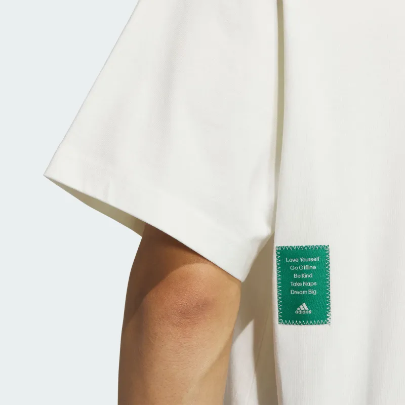 Adidas T Shirt Men's Jade White-5