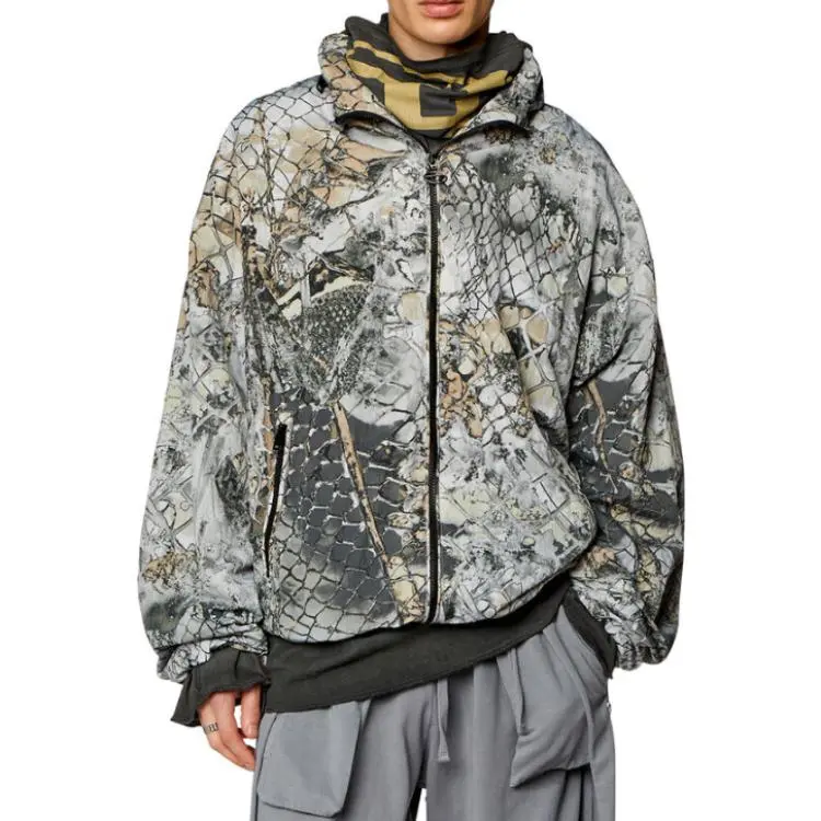 DIESEL J Dorsett Graphic Printed Lightweight Jacket-3