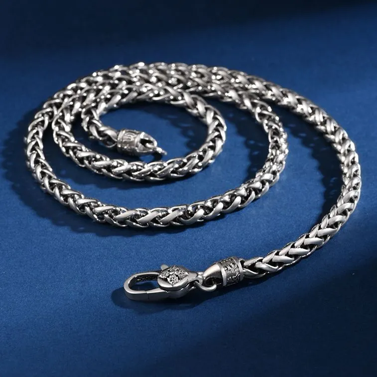 LINKY Laboratory S925 Silver Necklaces Unisex-2