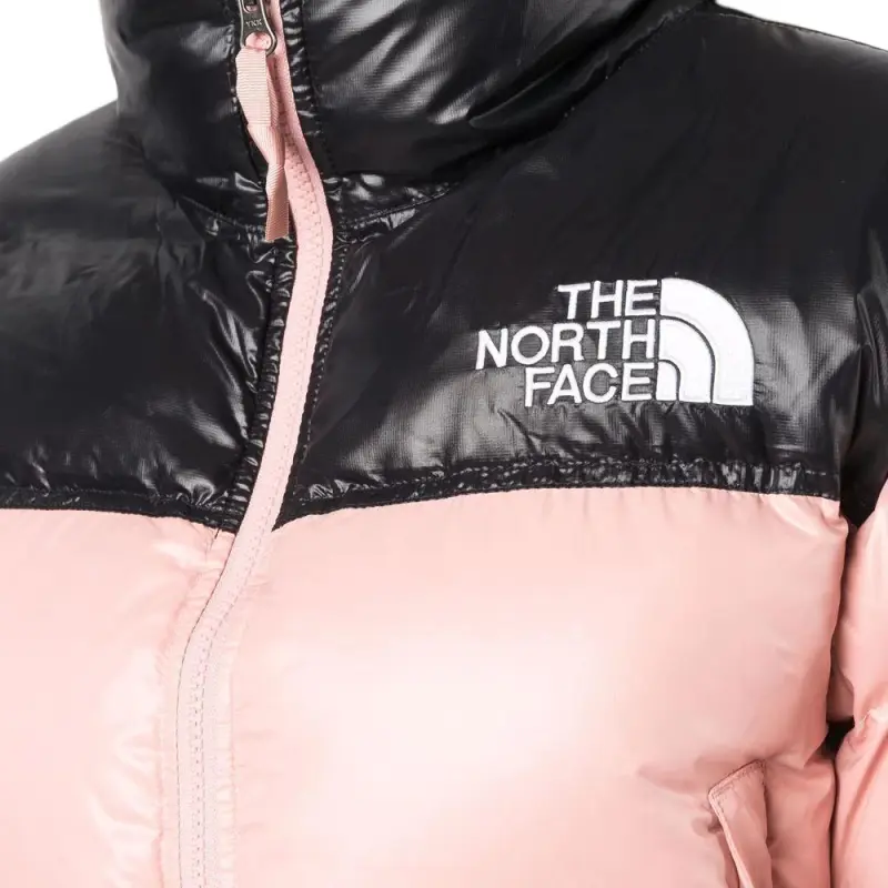 THE NORTH FACE Women'ss Nuptse 700 Fill Short Jacket Rose Tan-2