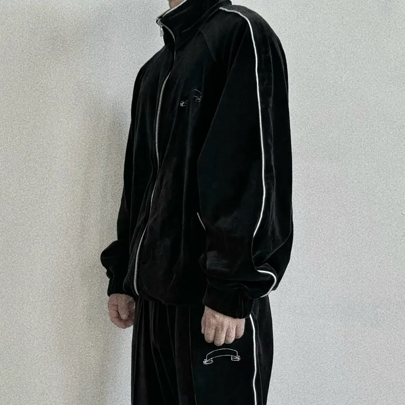 Askyurself Jackets Coats Unisex Black-3
