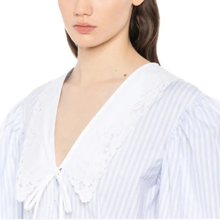 MIU MIU Shirts Women's Light Blue-6