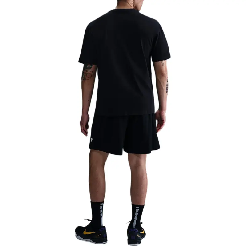 Nike T Shirts Men Black/White-1
