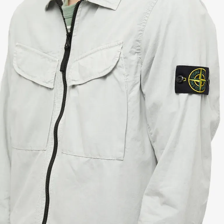 STONE ISLAND FW22 Jackets Coats Men's Pearl Gray-5