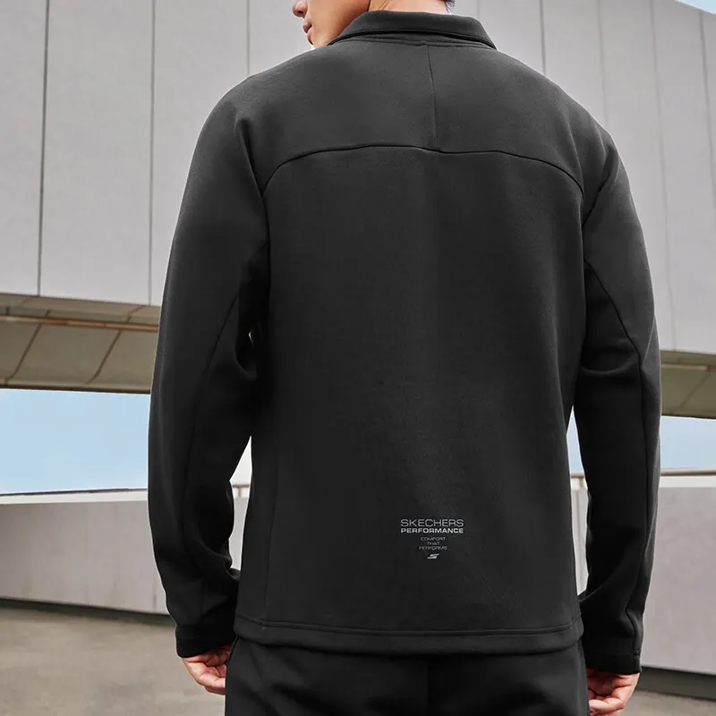Skechers Jackets & Coats Men's Carbon Black-1