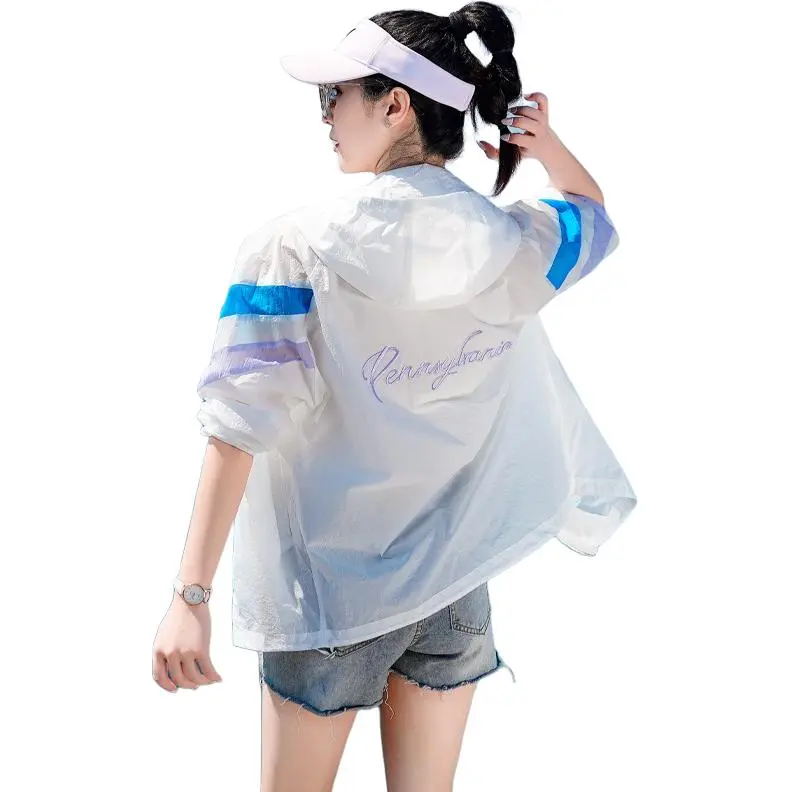 Flowers In Water Cropped Coat Women's-7