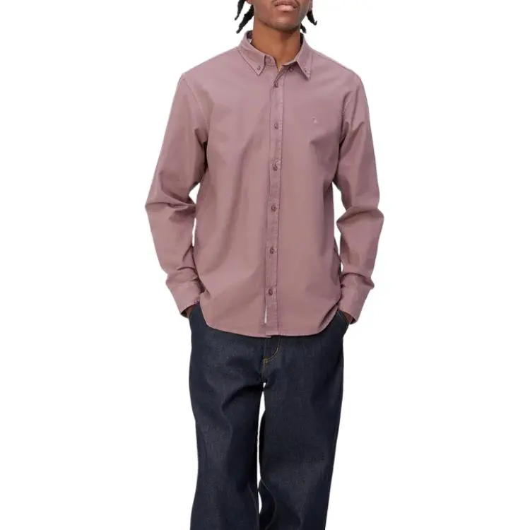 Carhartt WIP Bolton Shirt Men's Purple-4