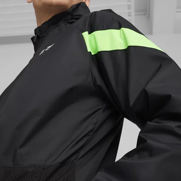 PUMA Mercedes AMG Petronas Motorsport Men's Woven Jacket Jackets & Coats Men's Black-3