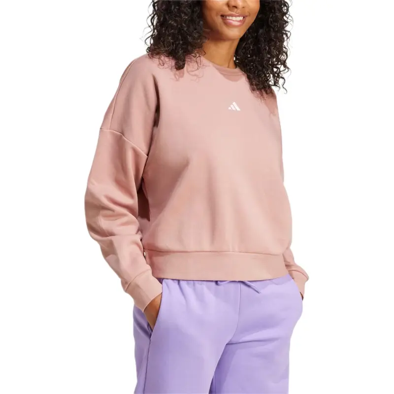 Adidas ESSENTIALS Sweatshirt Women's Warm Clay/White-3