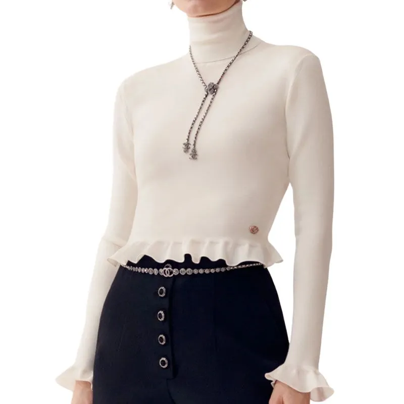 CHANEL Knitwear Women's White-1
