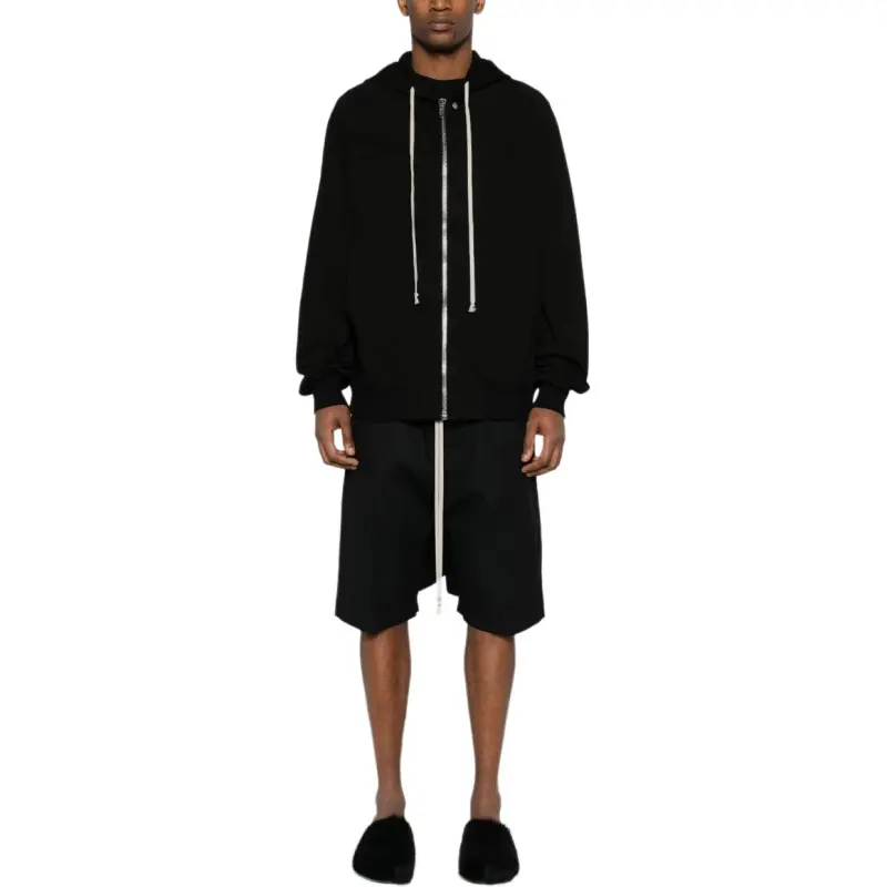 RICK OWENS Zip Up Windbreak Hoodie-2