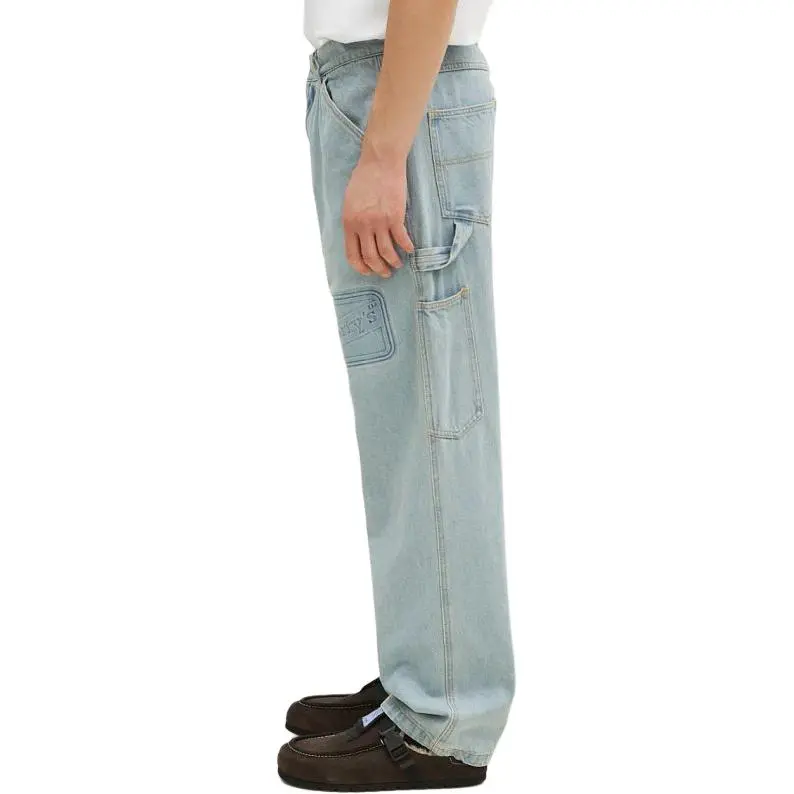 PLEASURES Jeans Men's Light Blue-3