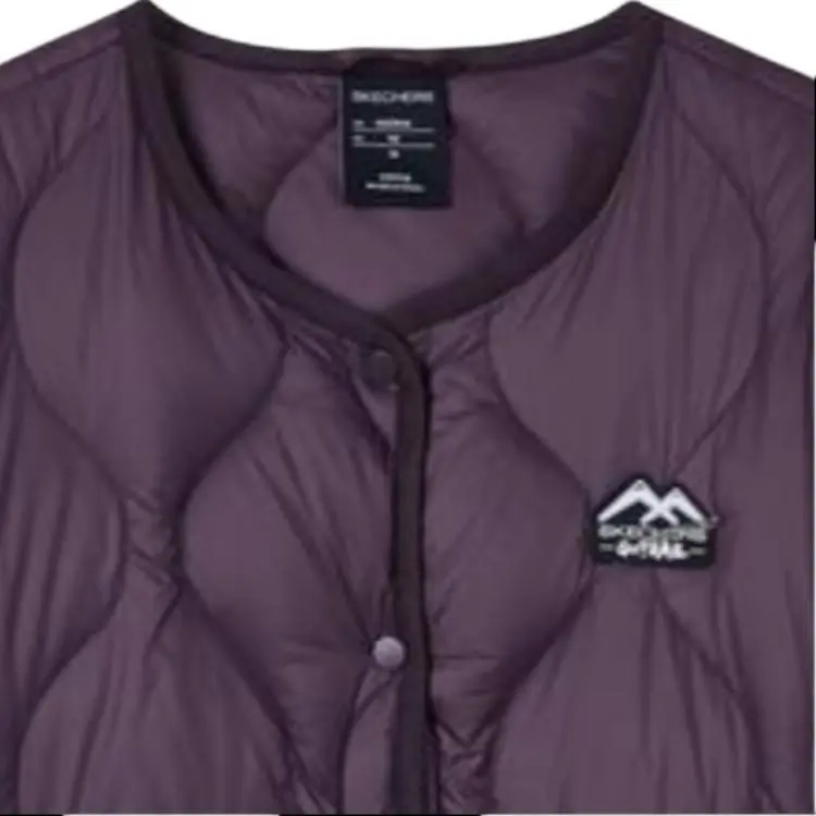 Skechers Sports Life Collection Down Jacket Women's Plum Purple Red-1
