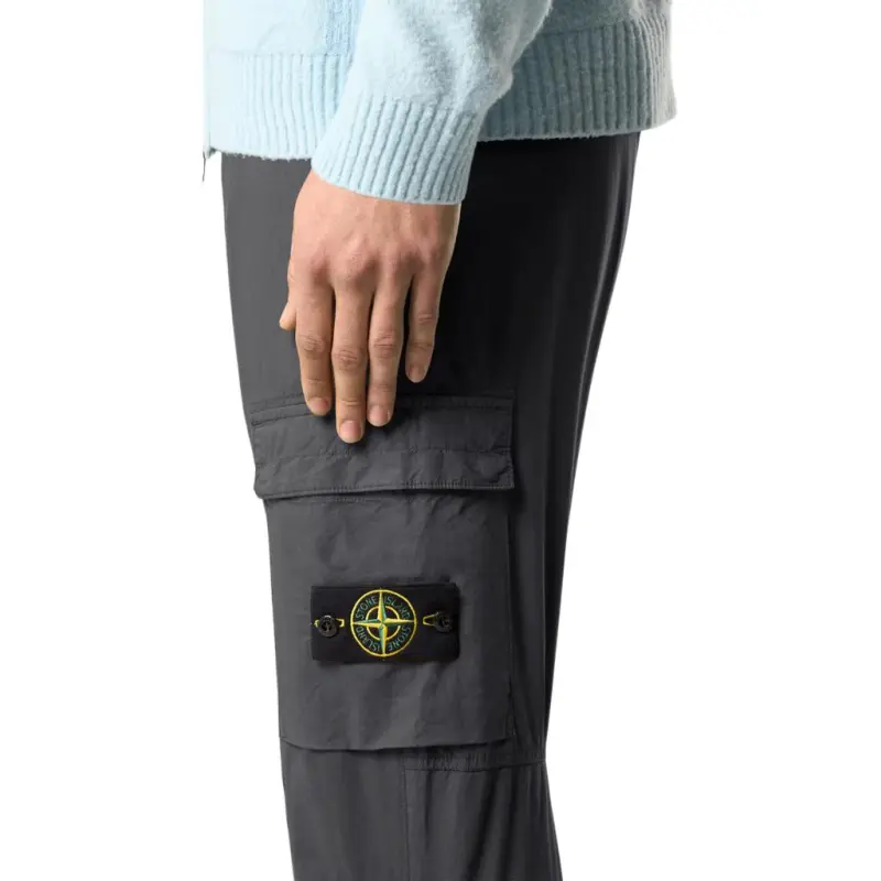 STONE ISLAND Compass Patch Tapered Leg Cargo Pants-5