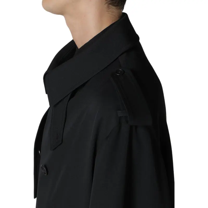 Yohji Yamamoto Y's For Men FW24 Trench Coat Men's Black-7
