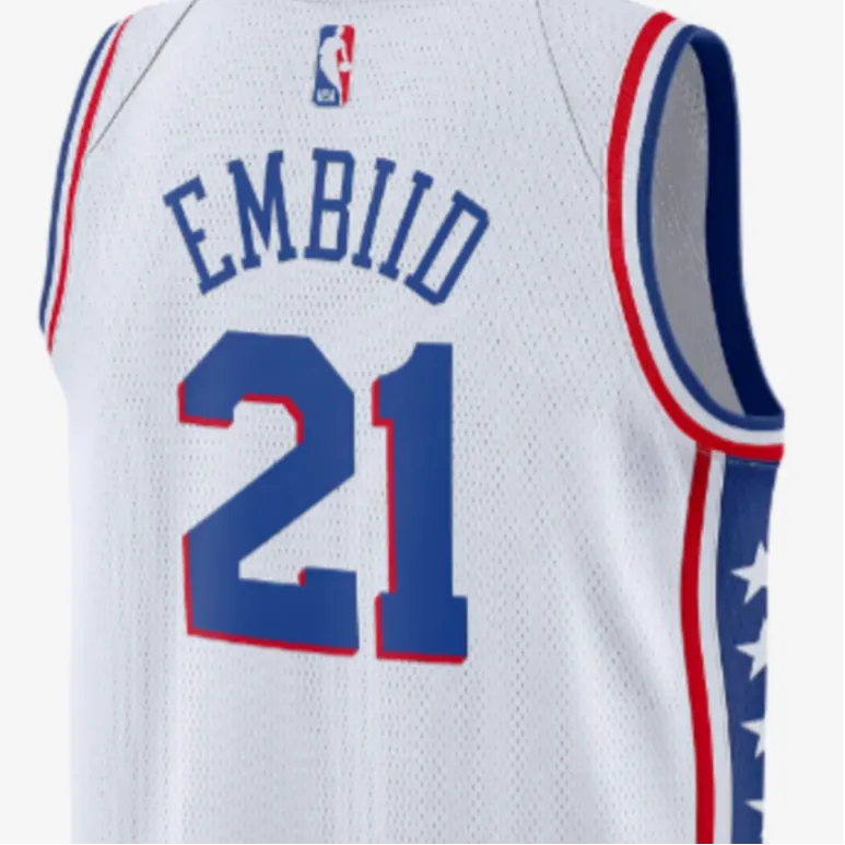 Nike Nba Philadelphia 76ers Association Edition Jersey-3