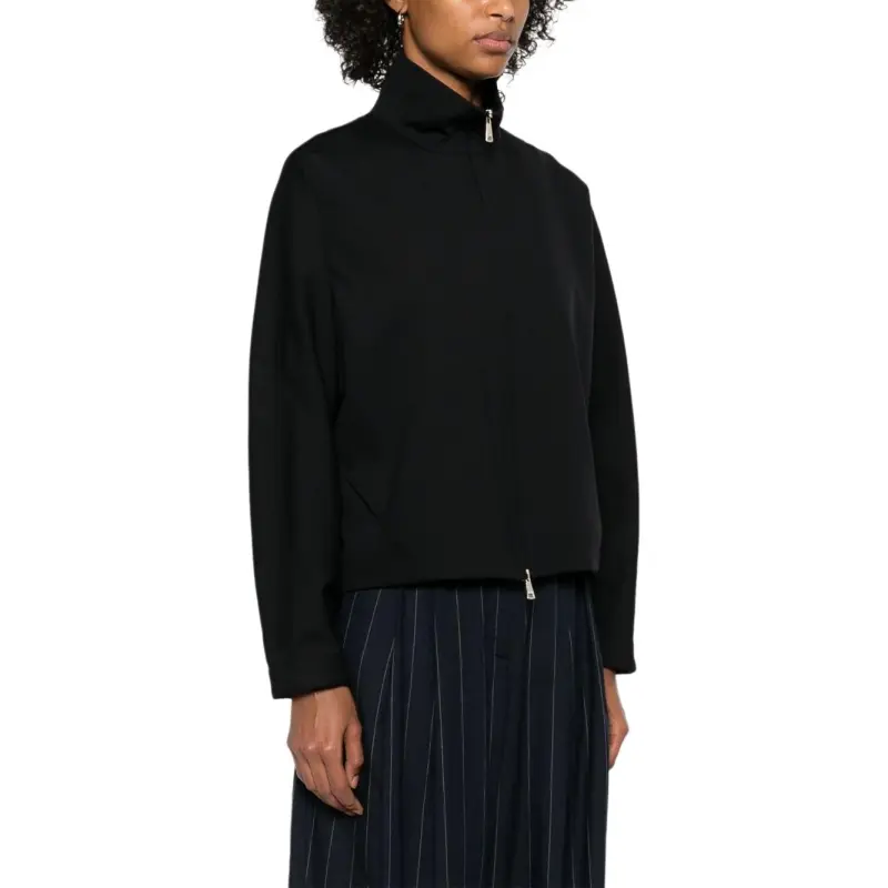 MaxMara Zip Up High Neck Jacket-5