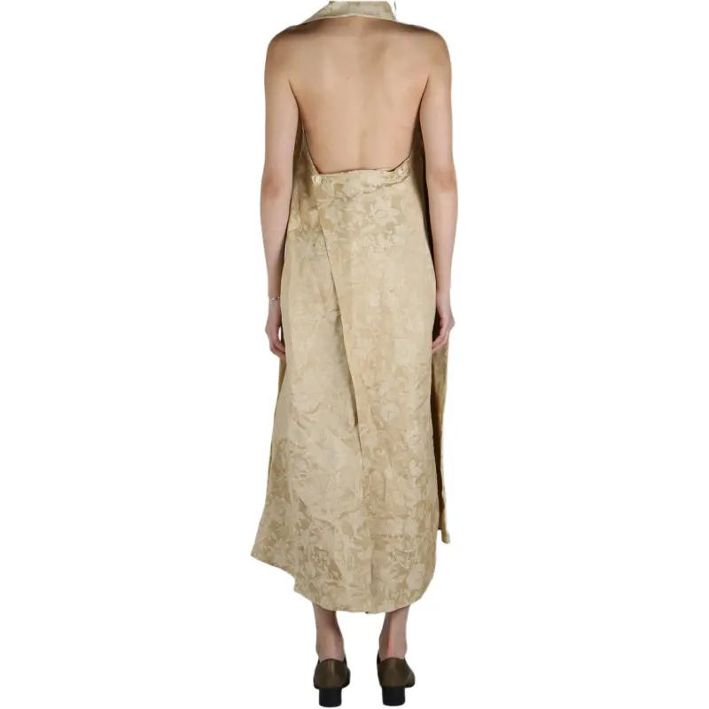 UMA WANG Sleeveless Dress Women's Tan-3