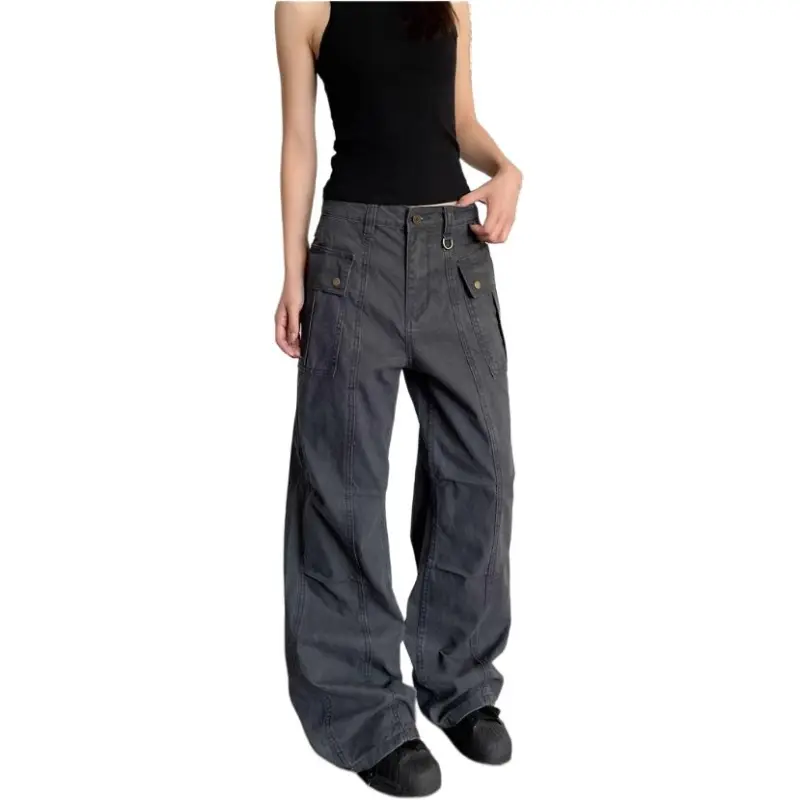 Concubine Zhu Jeans Unisex Gray-1