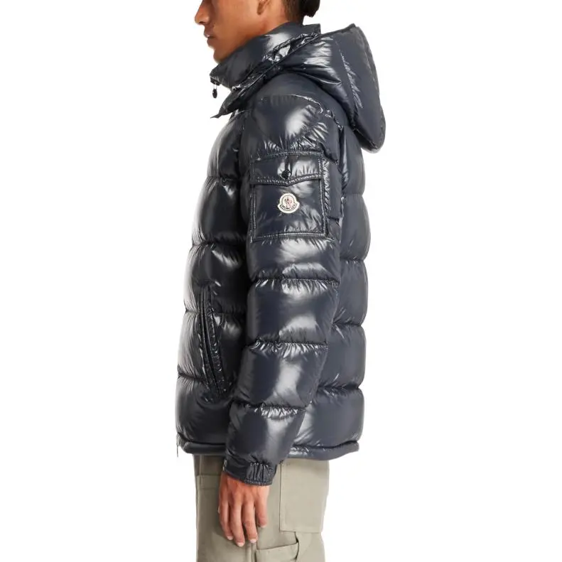 Moncler Maya Hooded Puffer Shiny Jacket-3