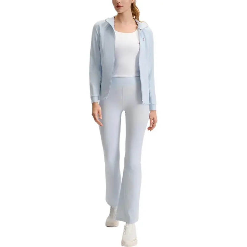 FILA Fitness Jackets Coats Women's Flowing Cloud Blue-3