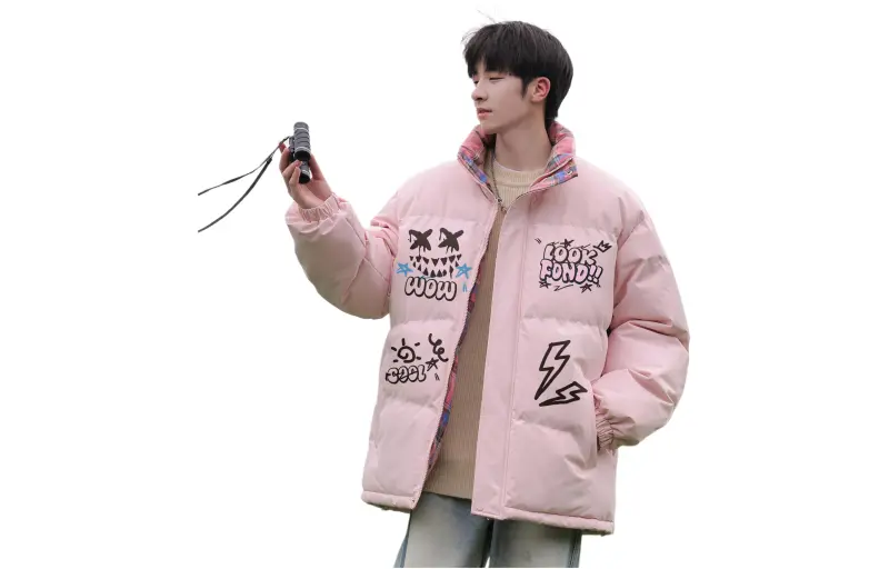 FONDLOOK Puffer Jackets Unisex-15