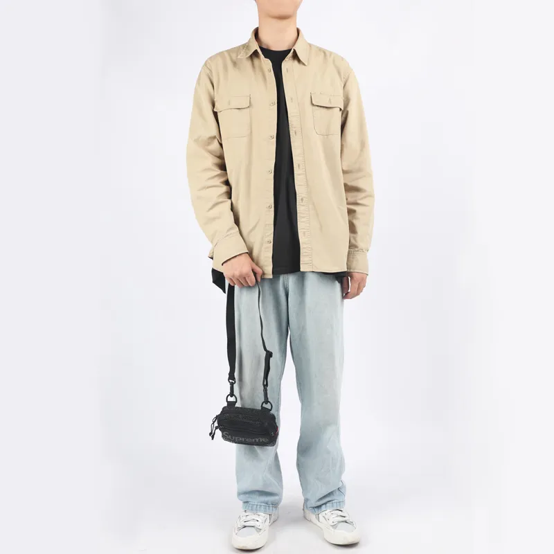 Supreme Spring/Summer 2020 Collection Polyester Shoulder Bag, Crossbody Bag Regular Unisex Black-3