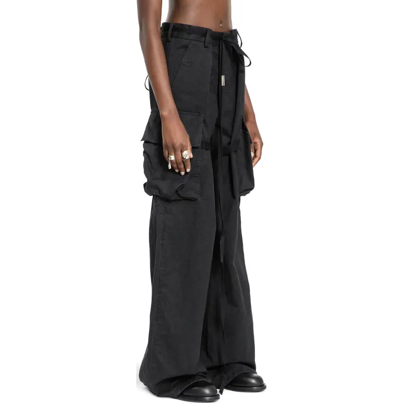 Ann Demeulemeester Cargo Pants Women's Black-2