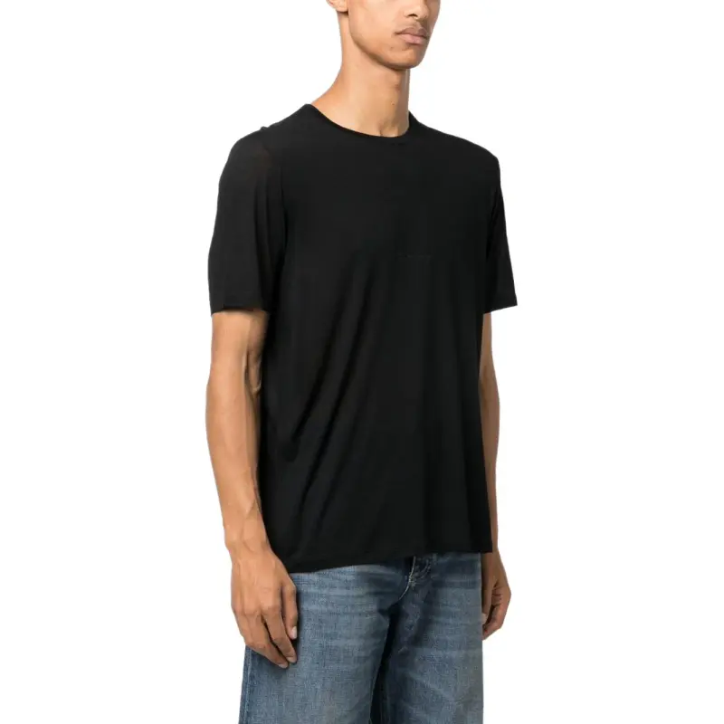 SAINT LAURENT Crewneck Short Sleeved T Shirt-3