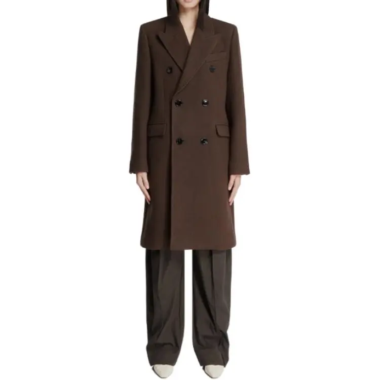AMIPARIS Pairs Double Breasted Coat-1