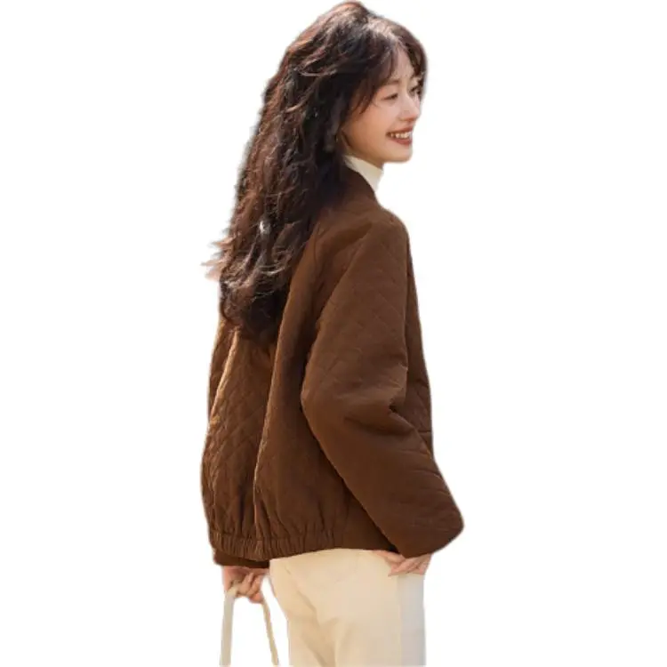Mo Han Yi Mei Puffer Jacket Women's Coffee-1