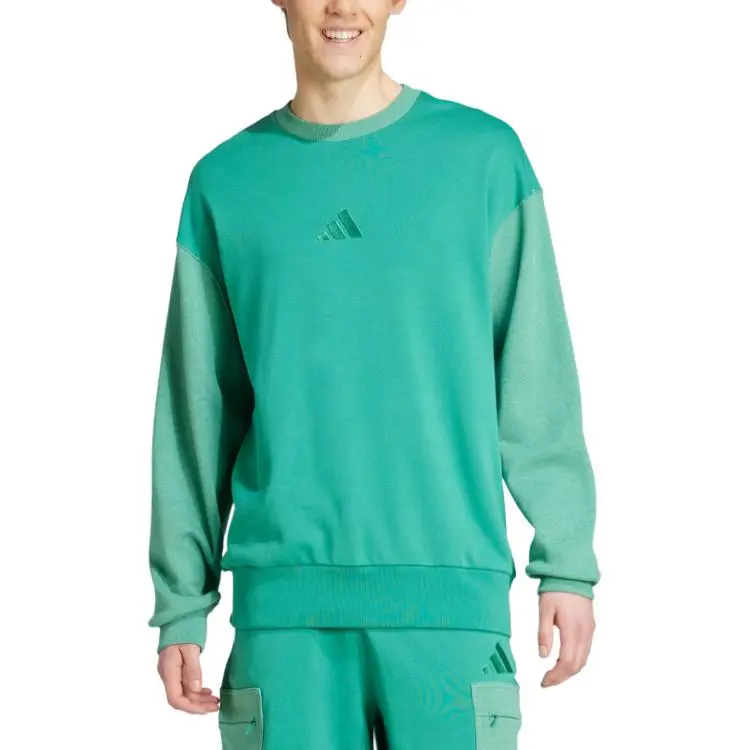 Adidas Free Shipping With AdiClub All Szn French Terry Colorblock Crew Sweatshirt-2