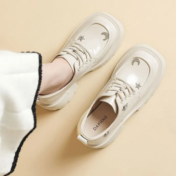 DAPHNE Casual Single Shoes 6.8cm Women's-9