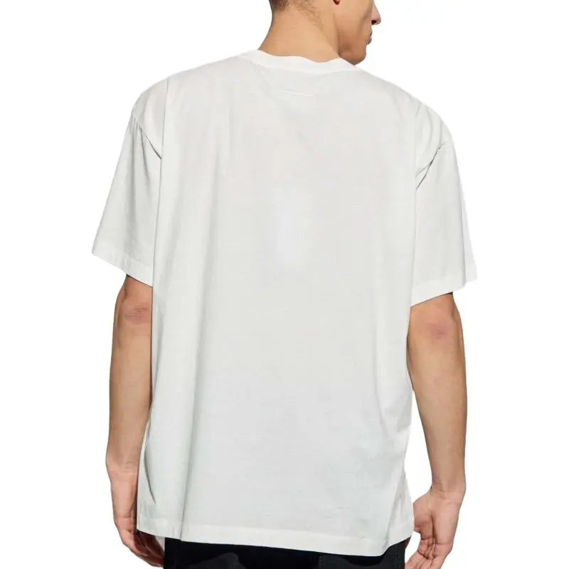 MM6 Maison Margiela Logo Patch Crewneck T Shirt-4