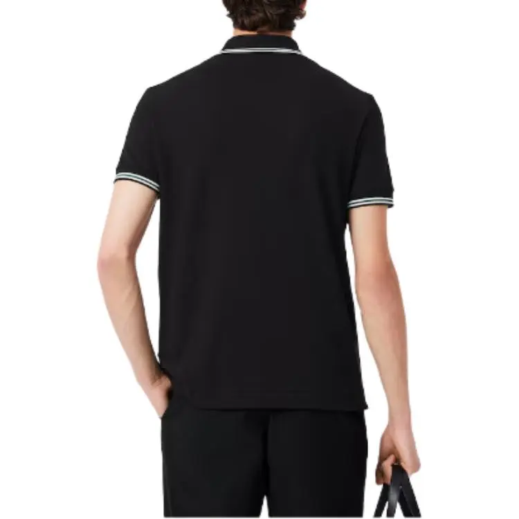 LACOSTE Polo Shirts Men Black-2